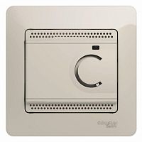 GSL000938 Термостат электрон. теплого пола Glossa с датчиком +5-+50град.C 10А в сборе молоч. SE 