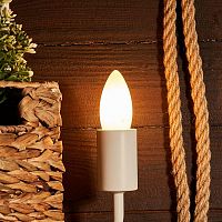 Лампа филаментная Свеча CN35 9.5Вт 915лм 2700К E27 матов. колба Rexant 604-097 в г. Санкт-Петербург 