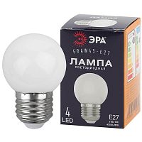 Лампа светодиодная ЭРА E27 1W 3000K белая ERAW45-E27 Б0049577 в г. Санкт-Петербург 