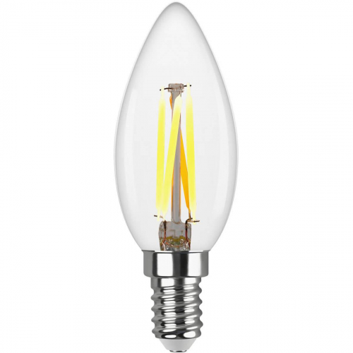 Лампа светодиодная филаментная REV С37 E14 5W 2700K DECO Premium теплый свет свеча 32359 4 в г. Санкт-Петербург  фото 2