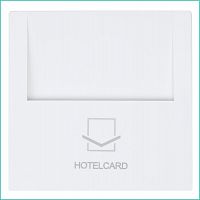 FD6209PWM Выключатель карточный СП FD 10А IP20 250В отельный с накладкой механизм бел. матов. soft touch Jasmart 