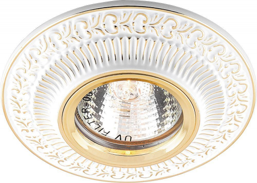 Светильник встраиваемый Feron DL6240 потолочный MR16 G5.3 белый золотой 28884 в г. Санкт-Петербург 