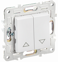 SK-V15-0-10-K01 Выключатель жалюзи SKANDY 10А SK-V12W арктич. бел. IEK 