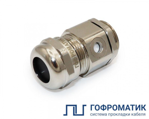 zeta33704 Ввод кабельный ВКД-ЛР-М16-10-L8 IP68 ГОФРОМАТИК 