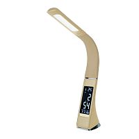 UL-00003303 Светильник светодиодный TLD-542 Cream/300лм/5000К/Dimmer настол. часы календ. терм. крем. 5Вт Uniel 