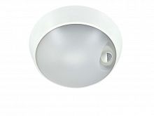 15071523453 Светильник светодиодный WP 15 C 12W OP 840 D220 WH MDM 220х80мм 12Вт 4000К IP65 ЖКХ круглый пылевлагозащ. с датчиком движения бел. Русский Свет 