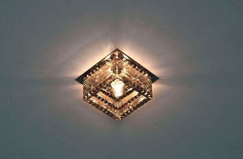 Светильник встраиваемый Feron CD2818 потолочный JCD G9 прозрачно-черный, золотой 19186 в г. Санкт-Петербург  фото 2
