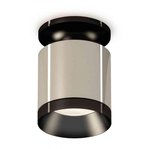 Комплект накладного светильника Ambrella light Techno Spot XS7405022 PSL/PBK серебро полированное/черный полированный (N7926, C7405, N7031) в г. Санкт-Петербург 