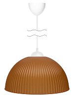 Светильник НСБ 1840/1 "Home" 15 Вт, Е27, коричневый, шнур белый TDM в г. Санкт-Петербург 
