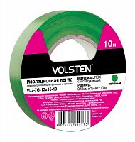 10286 Изолента V02-7G-13х15-10 0.13х15мм (рул.10м) зел. Volsten 