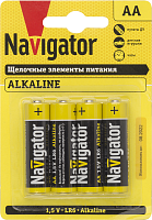 Элемент питания алкалиновый AA/LR6 61 463 NBT-NPE-LR6-BP4 (блист.4шт) Navigator 61463 в г. Санкт-Петербург 
