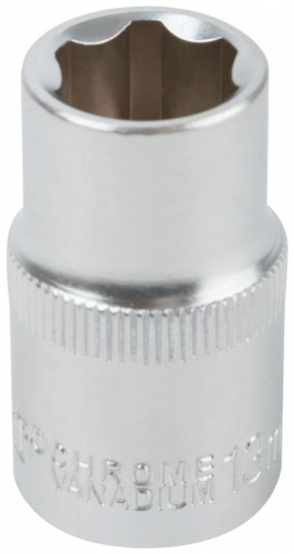 62043 Головка шестигранная CrV 1/2дюйм 13мм FIT  фото 2