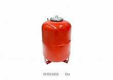 VF.RV.0050 Бак расширительный вертикальный RV 50л (с мал. ножками) (60шт/пал) красн. VALFEX 