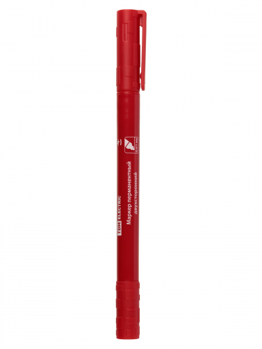 Маркер перманентный двухсторонний 0.4/1 мм, красный (пакет) круглый наконечник TDM в г. Санкт-Петербург 