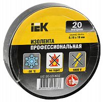 Изолента ПВХ 0.18х19мм черн. (рул.20м) IEK UIZ-20-10-K02 в г. Санкт-Петербург 