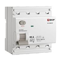 E1046MS80300 Выключатель дифференциального тока 4п 80А 300мА тип AC 6кА ВД-100N (S) электромех. PROxima EKF 