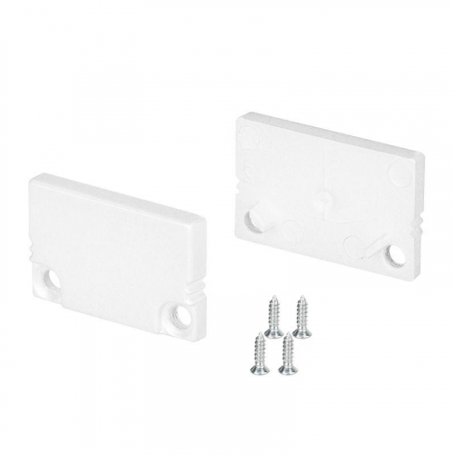 037534 Заглушка SL-SLIM20-H13 WHITE глухая пластик Arlight 