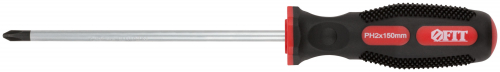 Отвертка "Универсал", CrV сталь, прорезиненная ручка, Профи  6х150 мм РН2 в г. Санкт-Петербург 