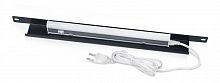 8765c Панель осветительная 19дюйм JK03-BK RAL9004 черн. Cabeus 