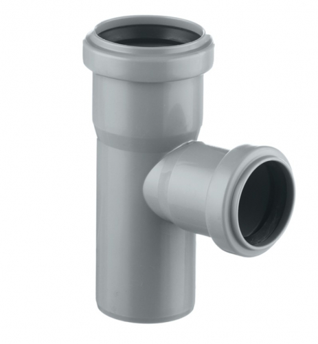 Тройник VALFEX 50х40/87,5гр. PP-H для внут. канал. (7/140), 24050040