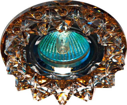 Светильник встраиваемый Feron CD2542 потолочный MR16 G5.3 коричневый, хром 18928 в г. Санкт-Петербург 
