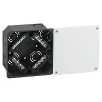 Б0057233 Коробка распаячная для твердых стен клеммник крышка IP42 KRT-k-107-107-50 Эра 