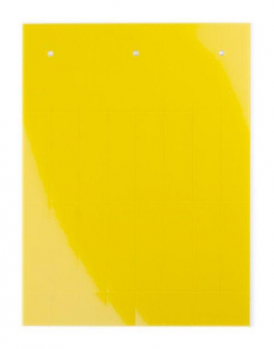 Табличка полужесткая установка в держатель для маркировки мод. оборудования ПВХ-0.5 желт. (уп.120шт) DKC TAS5215Y в г. Санкт-Петербург 