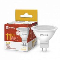 4690612020341 Лампа светодиодная LED-JCDR-VC 11Вт рефлектор 3000К тепл. бел. GU5.3 990лм 230В IN HOME 