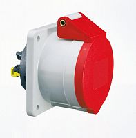 132001 Розетка встраиваемая 16А 5п 3P+N+PE 6ч 400В IP44 Quick-Connect Bals 