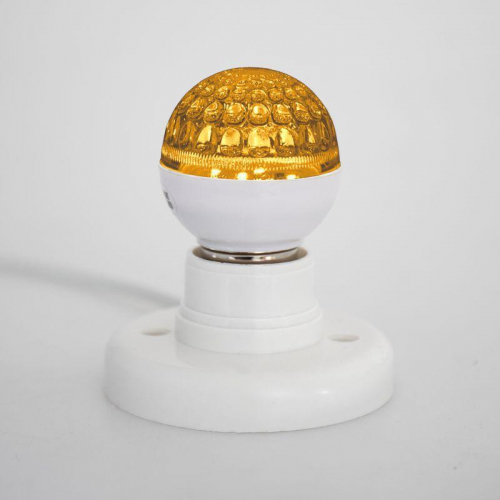 Лампа светодиодная 1Вт 9LED Шар d50 E27 желт. Neon-Night 405-211 в г. Санкт-Петербург  фото 2
