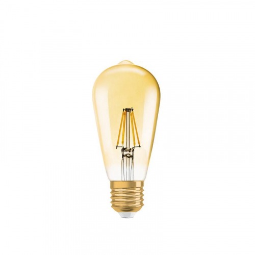 Лампа светодиодная филаментная 1906LED EDISOND6.5W/824 230В FIL GD FS1 E27 OSRAM 4052899972360 в г. Санкт-Петербург  фото 3