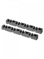 SQ0807-0023 Изолятор шинный плоский ИШП 4П для шин 5 и 10 мм, длина 303 мм, межшинное расстояние 75 мм TDM