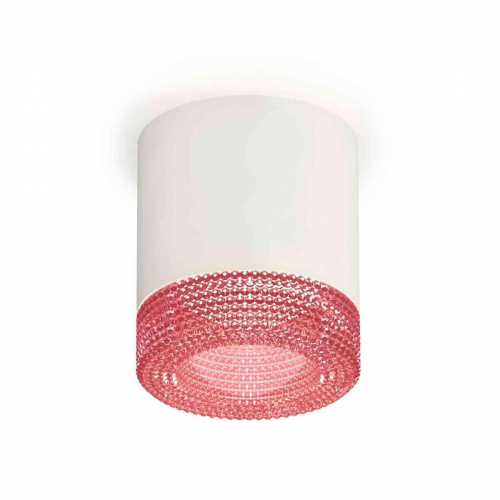 Комплект накладного светильника Ambrella light Techno Spot XS7401022 SWH/PI белый песок/розовый (C7401, N7193) в г. Санкт-Петербург 