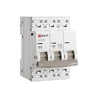 M634303D Выключатель автоматический 3п D 3А 4.5кА ВА 47-63N PROxima EKF 
