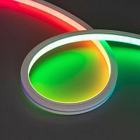 041016 Лента светодиодная SPI MOONLIGHT-TOP-B84-13x12mm 24V RGB-PX7 18Вт/м IP67 wire x2 герметичная силикон (уп.5м) Arlight 