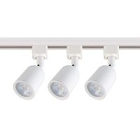 UL-00006781 Светильник светодиодный трековый ULB-Q292 8W/4200K/K WHITE SET31 8Вт 4200К 1800лм набор 3 предмета на шинопроводе 1м с коннектором корпус черн. Volpe 