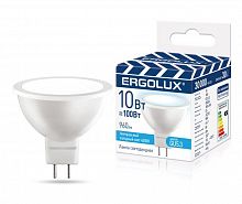 15562 Лампа светодиодная LED-JCDR-10W-GU5.3-4K JCDR 10Вт GU5.3 4500К 180-240В ПРОМО Ergolux 