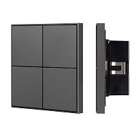 039667 Панель кнопочная KNX-304-23-IN Black (BUS Frame) (IP20 металл) INTELLIGENT ARLIGHT 