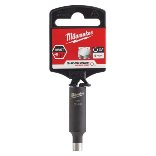 Головка Milwaukee 1/4" ударная удлиненная SHOCKWAVE 4мм в г. Санкт-Петербург 