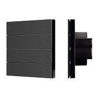 039316 Панель кнопочная SMART-DMX512-801-22-8G-8SC-DIM-IN Black (230В 2.4G) (IP20 пластик) INTELLIGENT ARLIGHT 