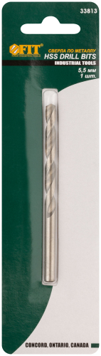Сверло по металлу HSS полированное в блистере 5.5 мм ( 1 шт.) в г. Санкт-Петербург  фото 3