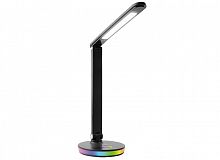 15177 Светильник светодиодный настольный UF-822 C02 7Вт димм. 3 цвет. темп. RGB ночник черн. Ultraflash 