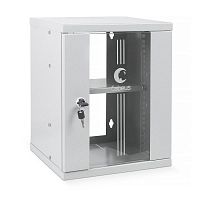 7648c Шкаф телекоммуникационный настенный WSC-8U 10дюйм 8U 326х300х405мм дверь стекло Cabeus 