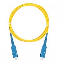 NMF-PC1S2C2-SCU-SCU-001 Патч-корд  волоконно-оптический соед. одномод. 9/125мкм стандарта OS2 SC/UPC-SC/UPC одинарн. LSZH нг(В)-HFLTx 2мм желт. 1м NIKOMAX 