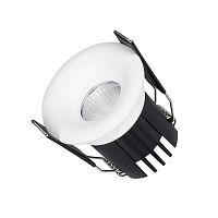 044621 Светильник светодиодный MS-FOGGY-BUILT-R45-5W Warm3000 (WH 36 deg 230В) IP54 металл Arlight 