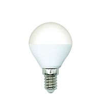 Лампа светодиодная LED-G45-6W/6500K/E14/FR/SLS Форма шар матовая Дневной свет (6500K) Uniel UL-00008816