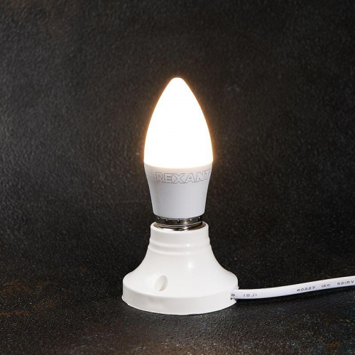 Лампа светодиодная 11.5Вт Свеча (CN) 2700К тепл. бел. E27 1093лм Rexant 604-029 в г. Санкт-Петербург 