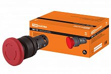 SQ0746-0048 Кнопка грибовидная, возврат поворотом SB7-CCS545 d35мм 1з+1р красная TDM