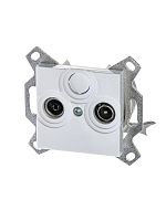 2CHH083503A6003 Розетка телевизионная оконечная TV/R Levit бел. ABB 
