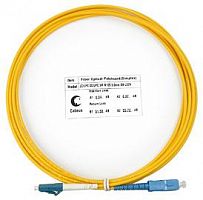 7521c Шнур оптический FOP(s)-9-LC-SC-3m simplex LC-SC 9/125 sm 3м LSZH Cabeus 
